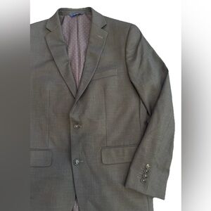 Apt 9 Premier Flex Performance SUIT COAT Sports Jacket Blazer 40R Slim fit Gray